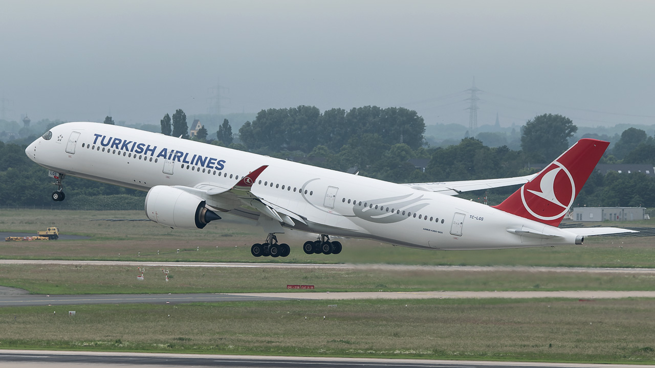 TC-LGS Turkish Airlines Airbus A350-900