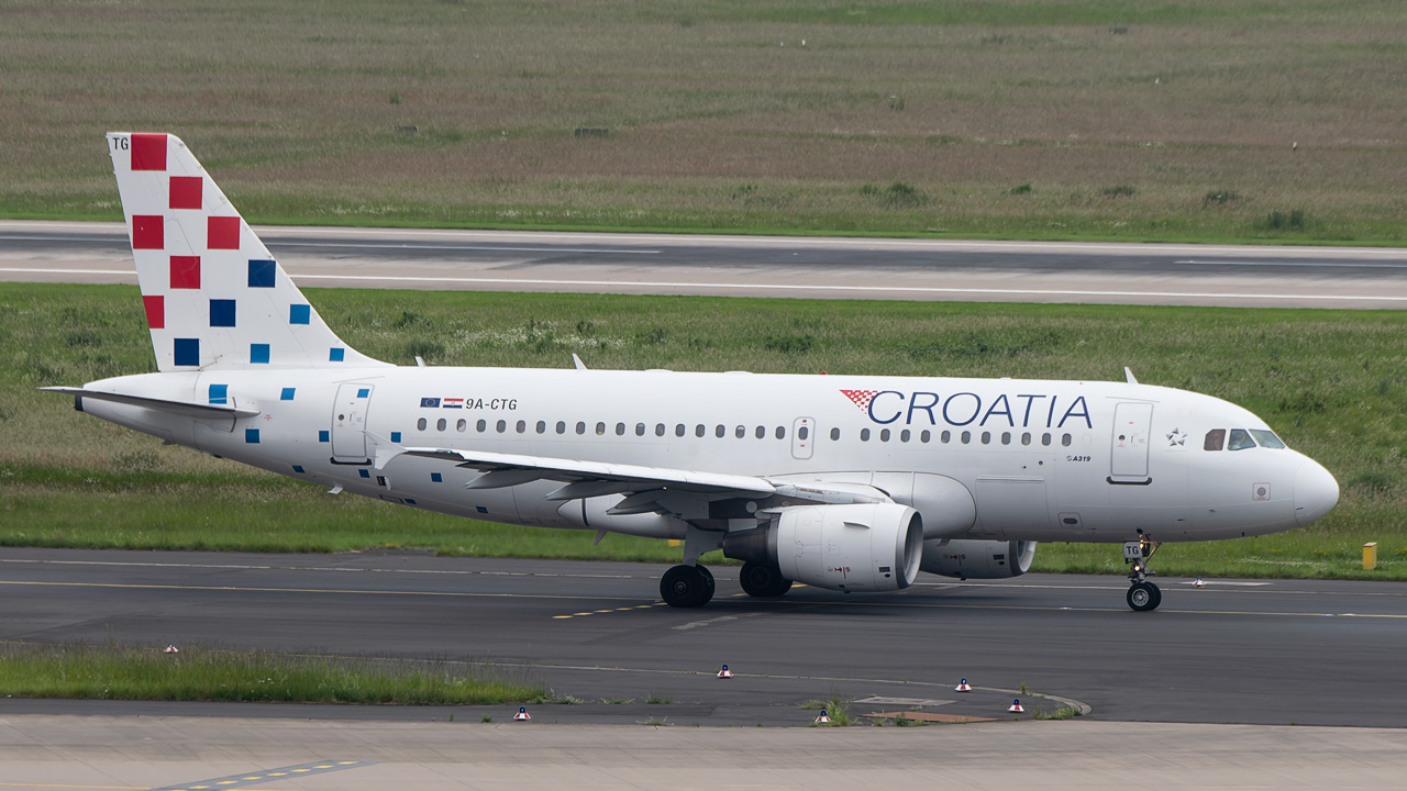 9A-CTG Croatia Airlines Airbus A319-100