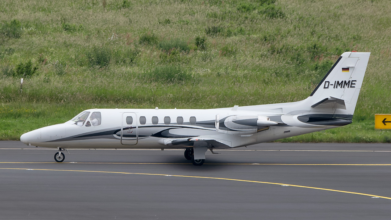 D-IMME Heli Flight Cessna 551 Citation II/SP