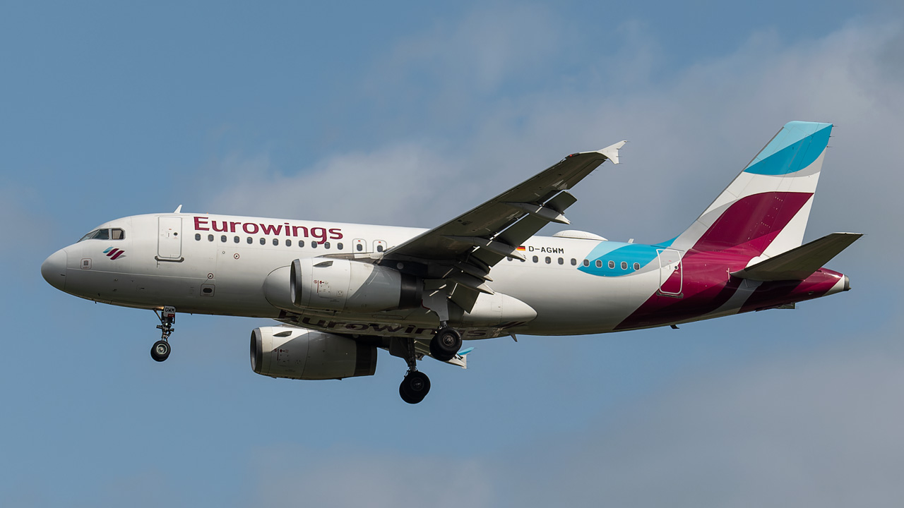 D-AGWM Eurowings Airbus A319-100