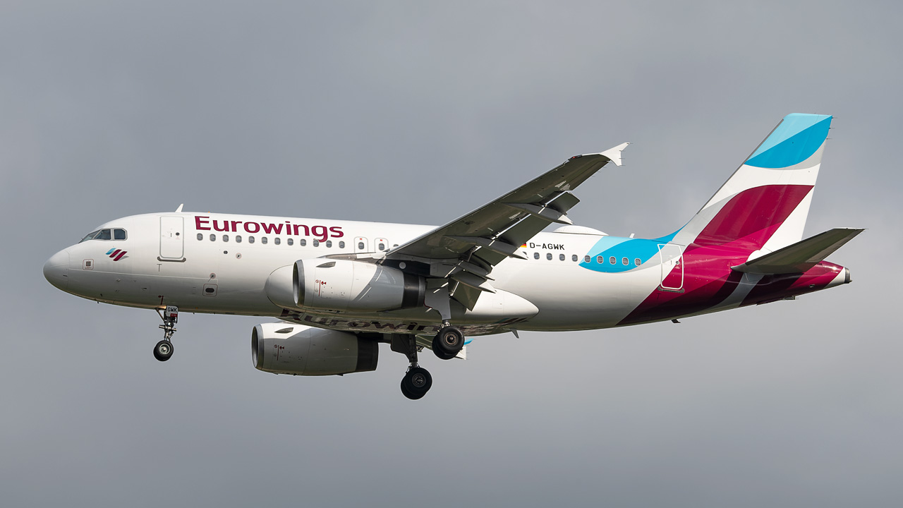 D-AGWK Eurowings Airbus A319-100