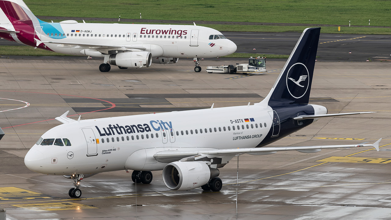 D-ASTX Lufthansa City Airbus A319-100