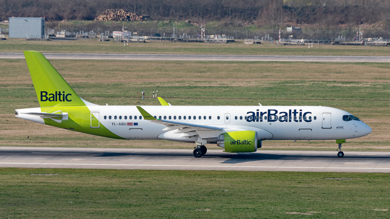 YL-ABU airBaltic Airbus A220-300