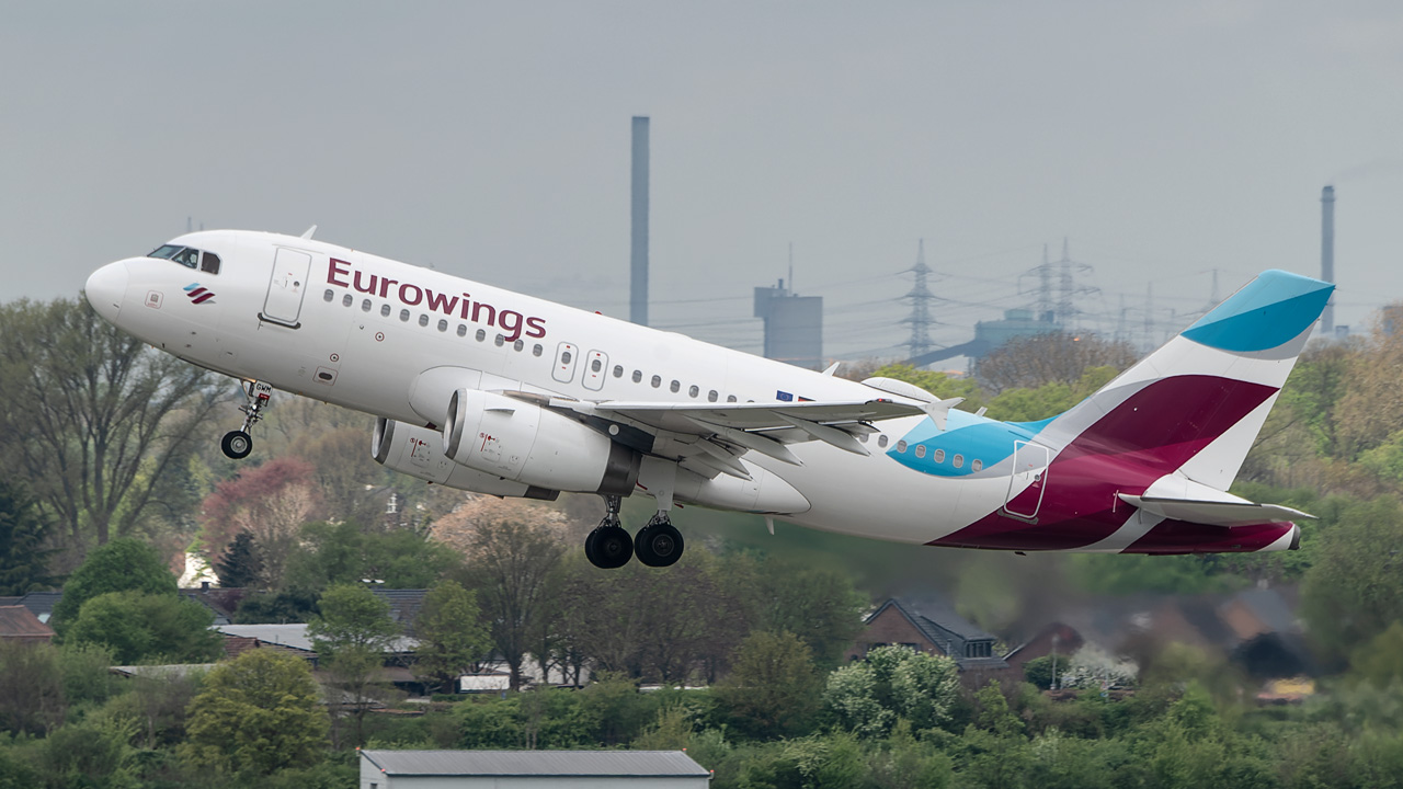 D-AGWM Eurowings Airbus A319-100