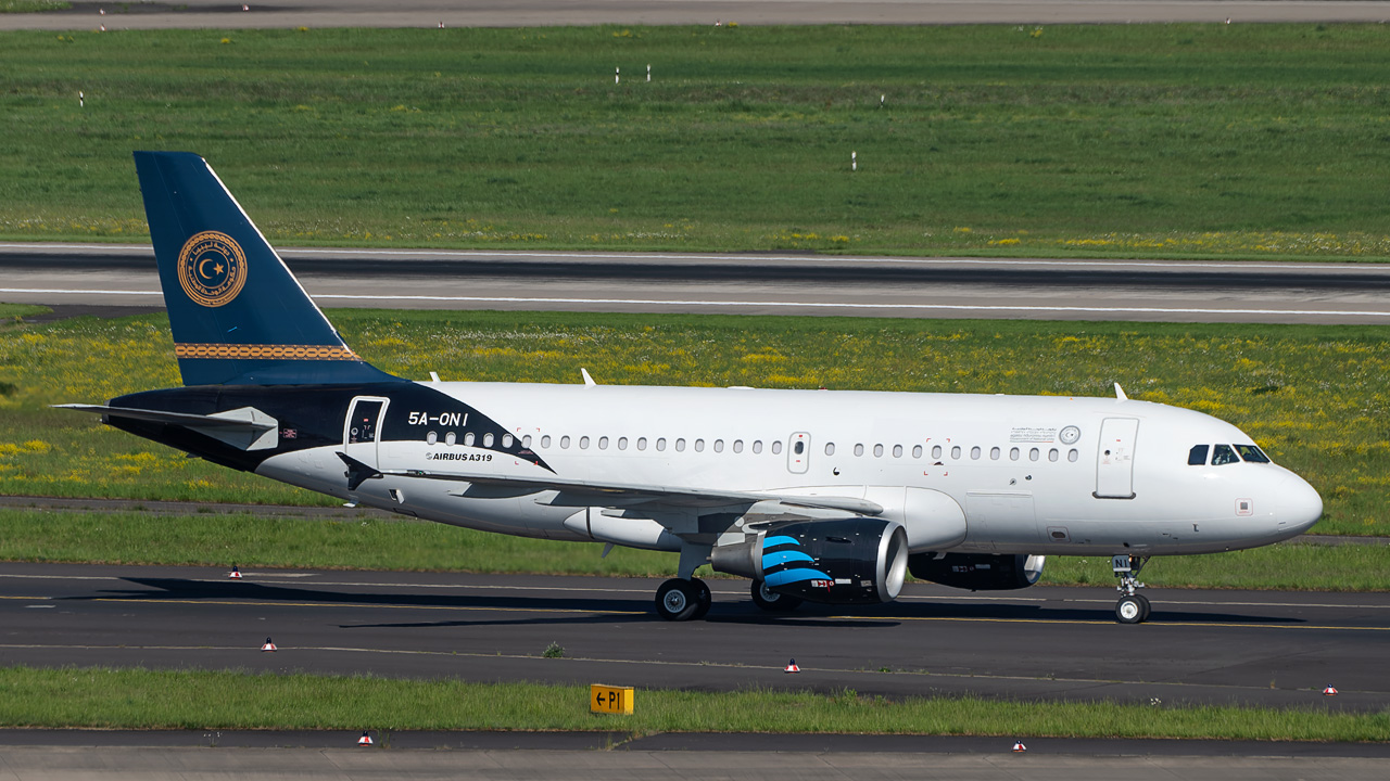 5A-ONI Libyan Government Airbus A319-100