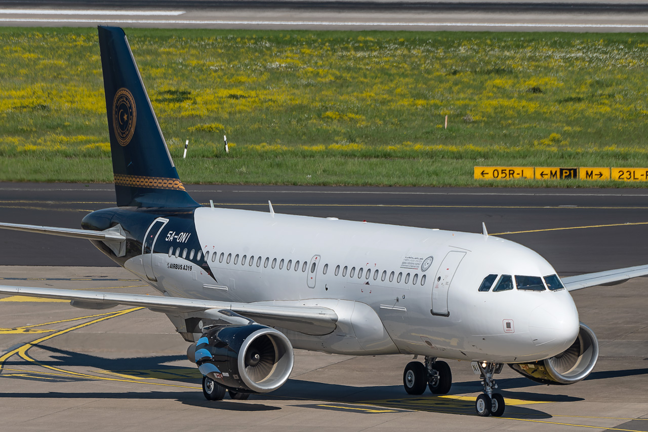 5A-ONI Libyan Government Airbus A319-100