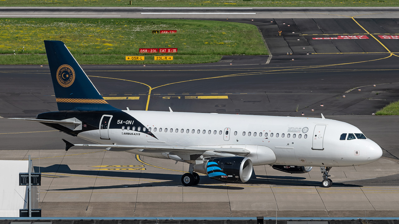 5A-ONI Libyan Government Airbus A319-100