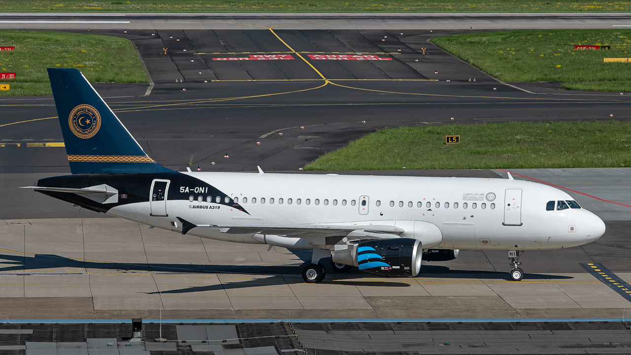 5A-ONI Libyan Government Airbus A319-100