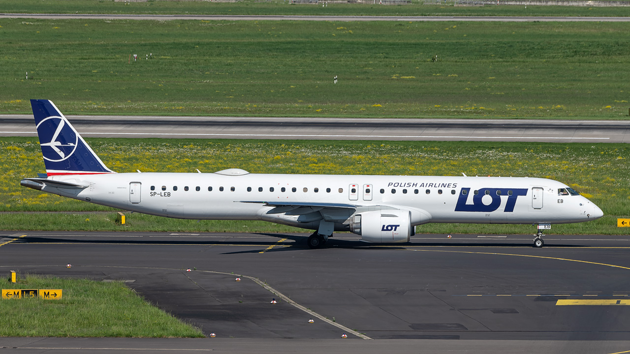 SP-LEB LOT Polosh Airlines Embraer ERJ-195 E2
