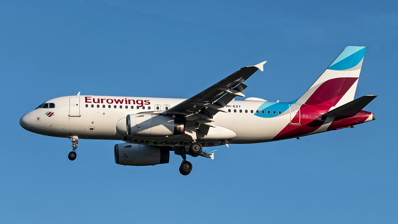 9H-EXY Eurowings Europe Malta Airbus A319-100