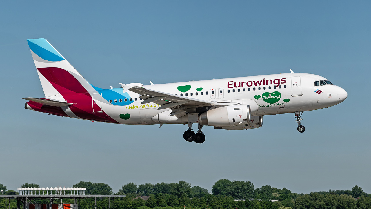 9H-EXQ Eurowings Europe Malta Airbus A319-100