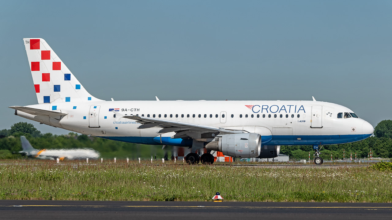 9A-CTH Croatia Airlines Airbus A319-100