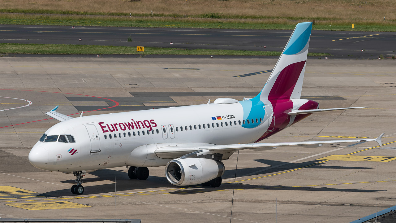 D-AGWN Eurowings Airbus A319-100
