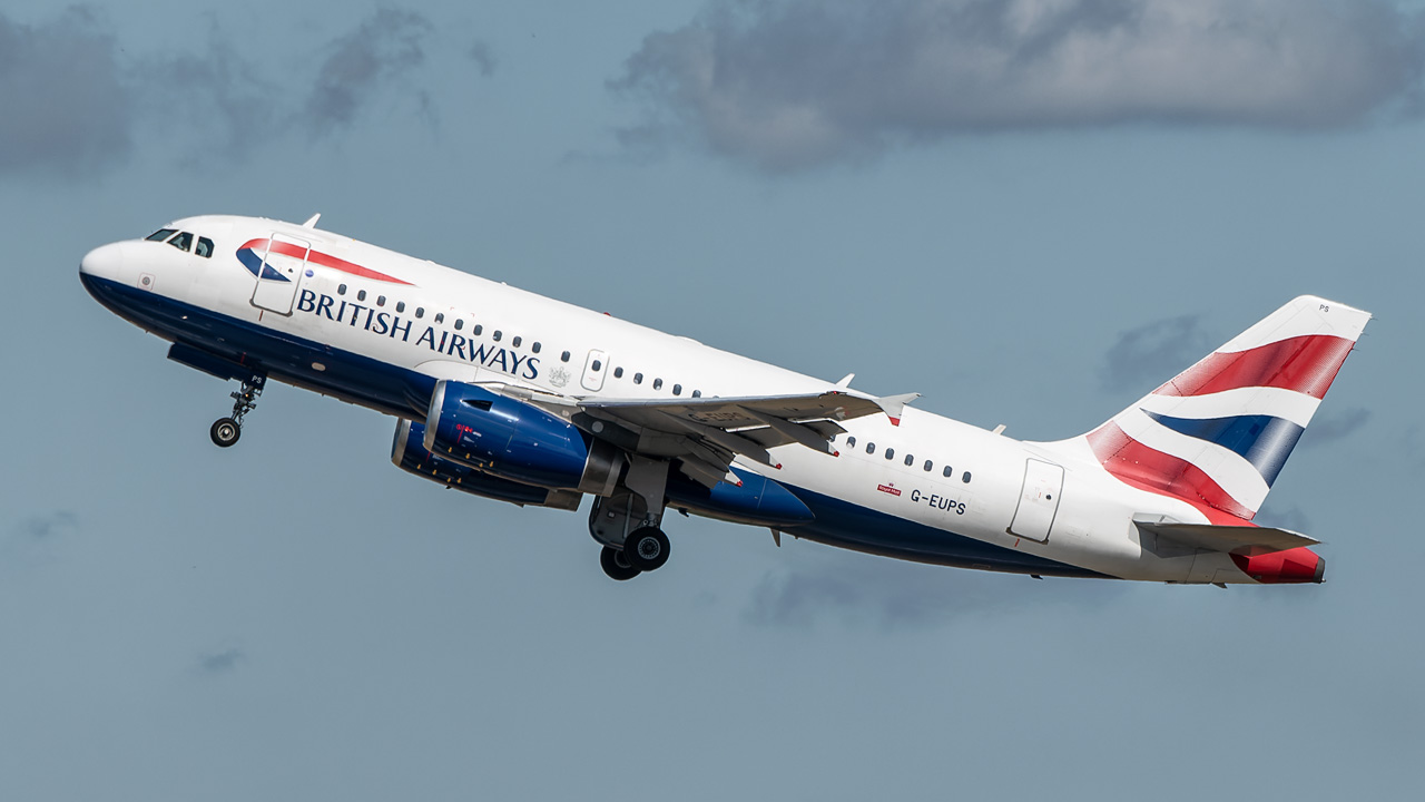 G-EUPS British Airways Airbus A319-100