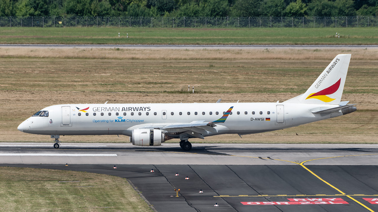 D-AWSI German Airways Embraer ERJ-190
