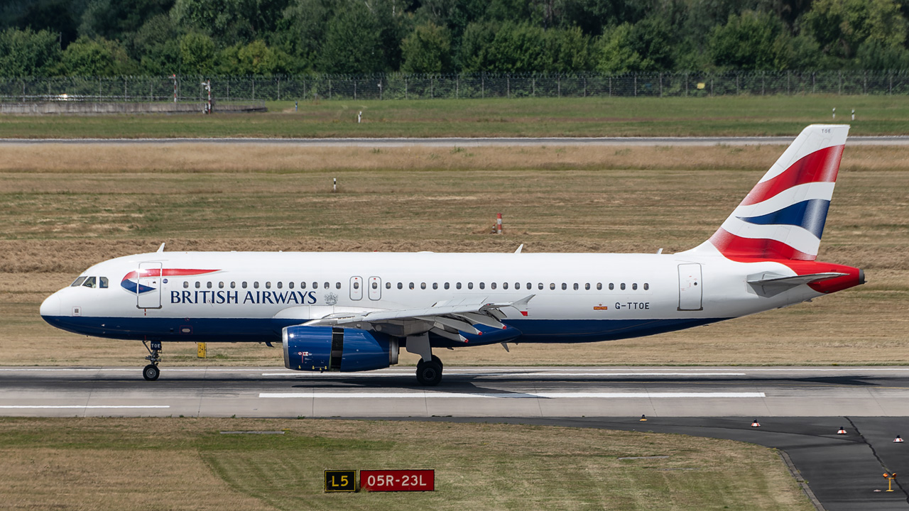G-TTOE British Airways Airbus A320-200