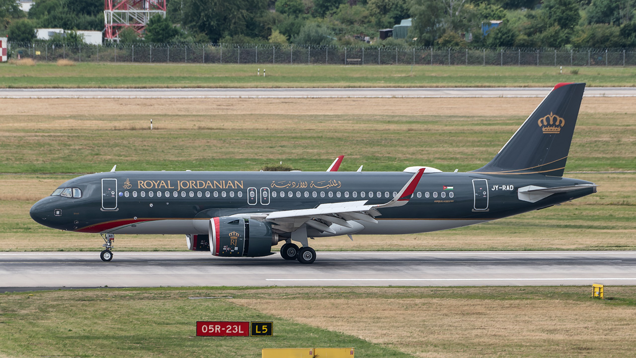 JY-RAD Royal Jordanian Airbus A320-200neo