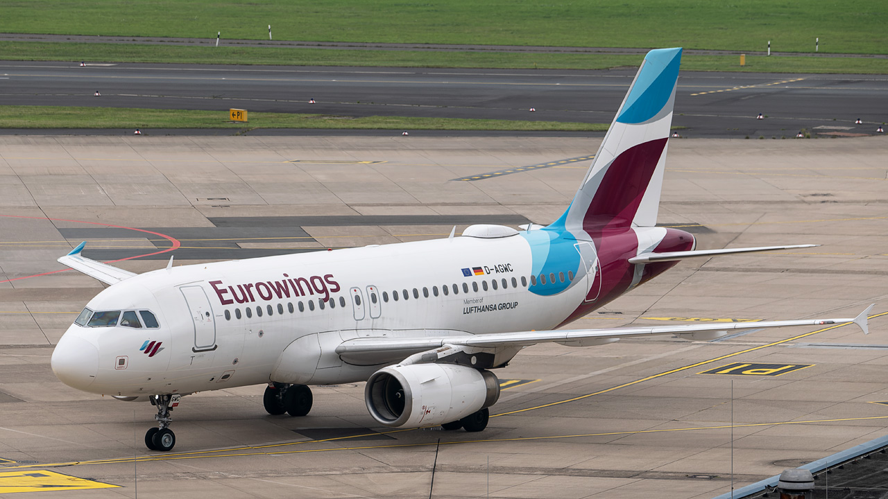 D-AGWC Eurowings Airbus A319-100