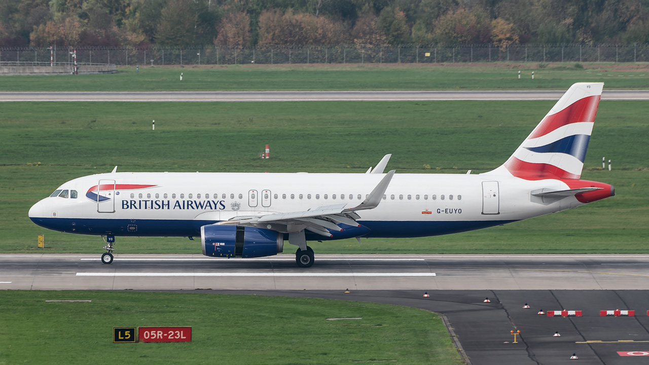 G-EUYO British Airways Airbus A320-200/S