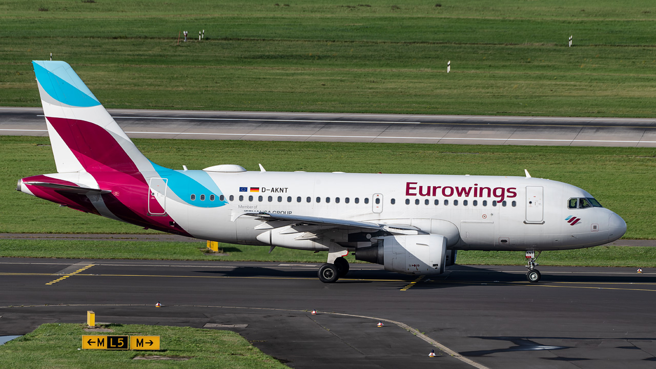 D-AKNT Eurowings Airbus A319-100
