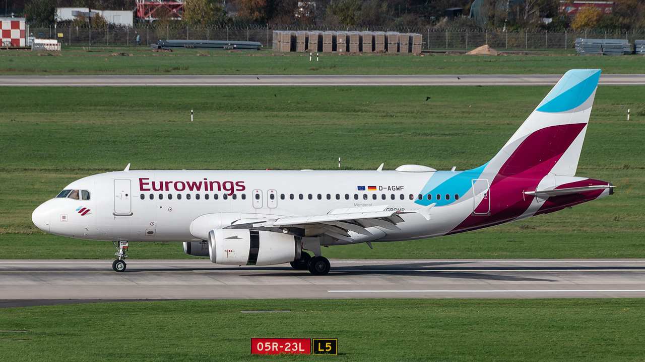 D-AGWF Eurowings Airbus A319-100