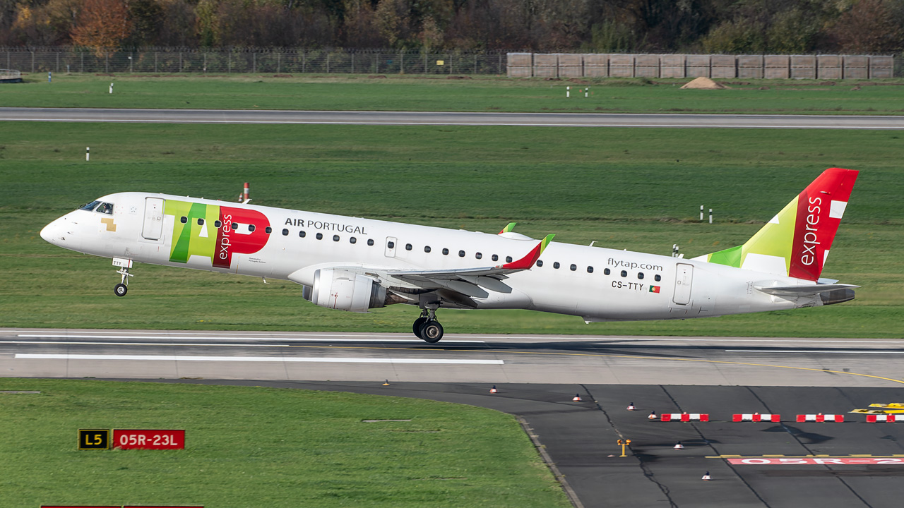 CS-TTY TAP Express Portugal Embraer ERJ-195