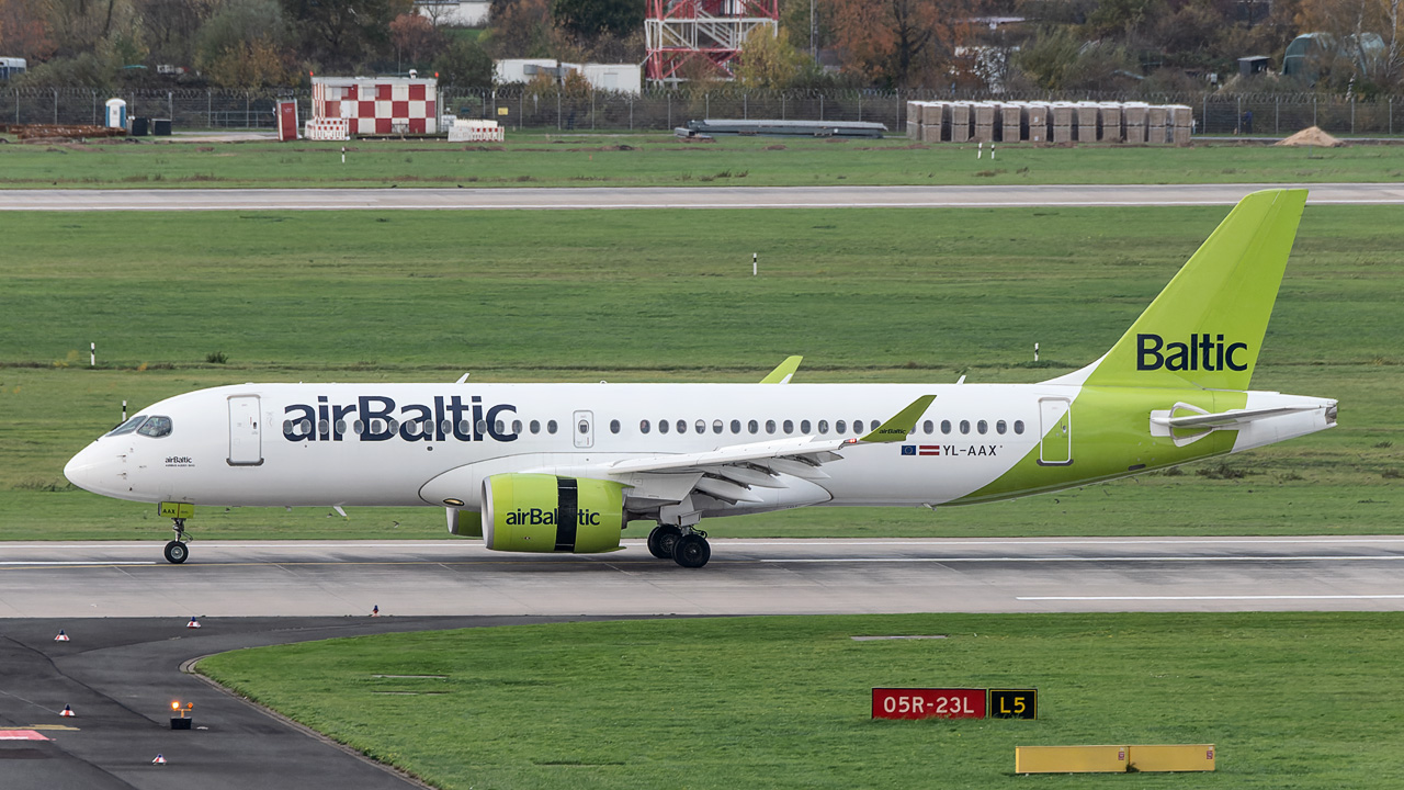 YL-AAX airBaltic Airbus A220-300