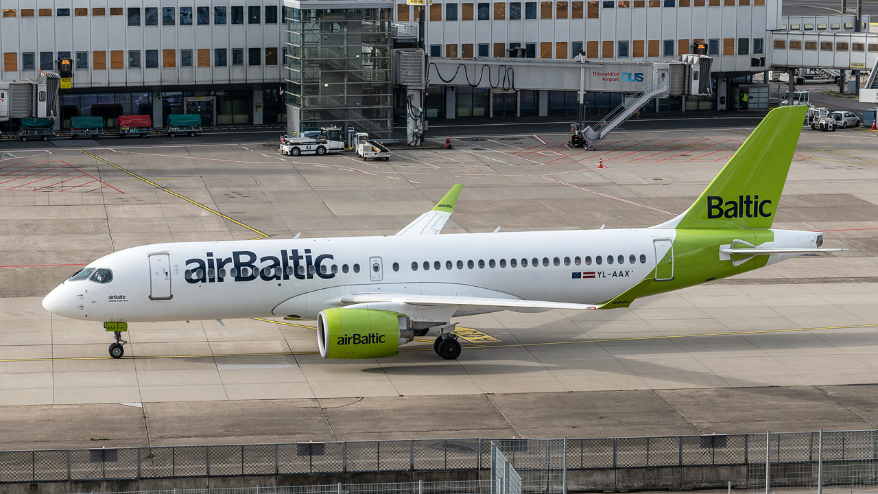 YL-AAX airBaltic Airbus A220-300