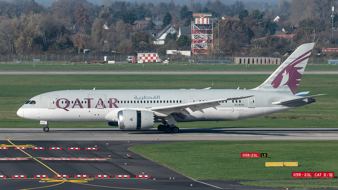 A7-BCK Qatar Airways Boeing 787-8 Dreamliner