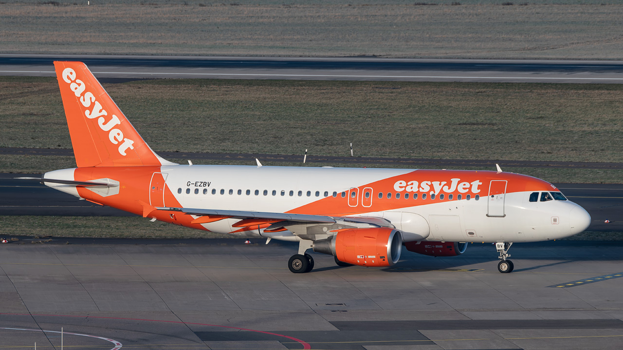 G-EZBV easyJet Airbus A319-100