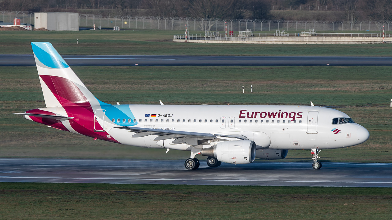D-ABGJ Eurowings Airbus A319-100
