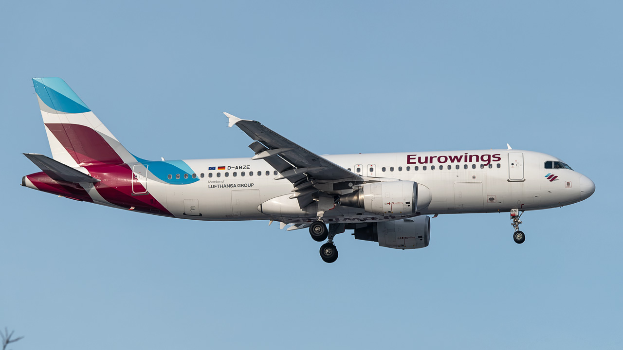 D-ABZE Eurowings Airbus A320-200