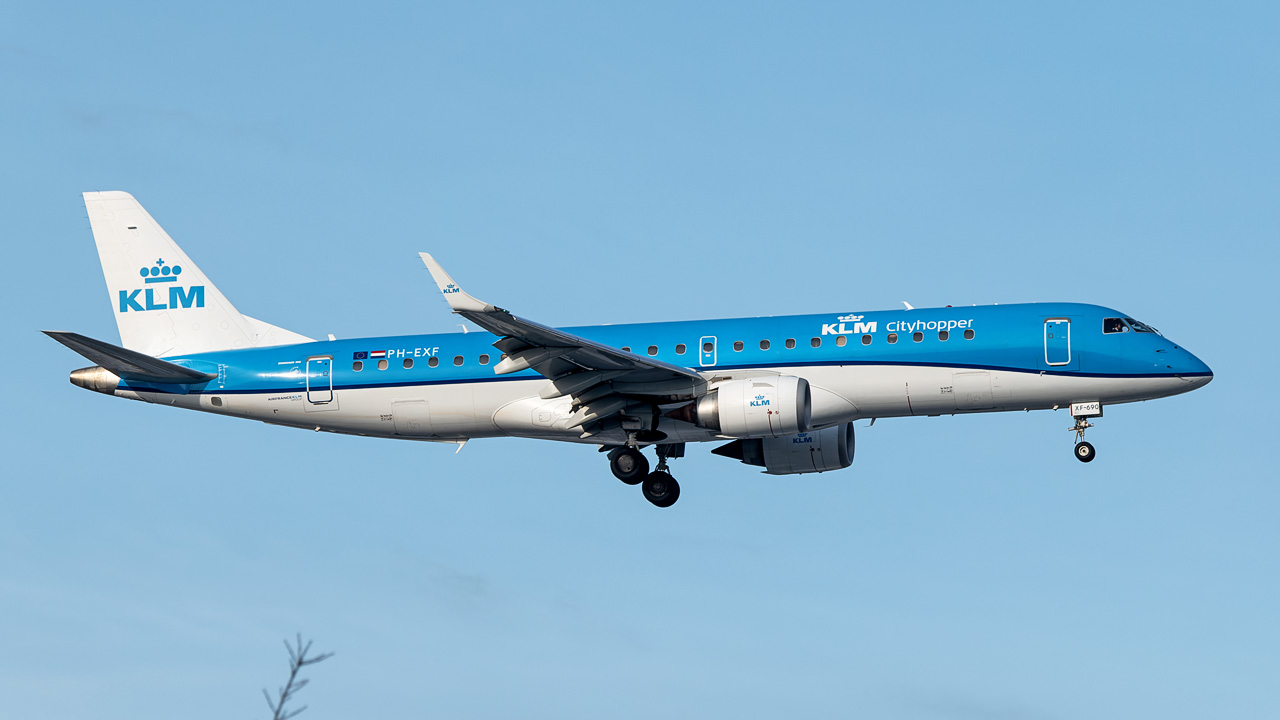 PH-EXF KLM cityhopper Embraer ERJ-190