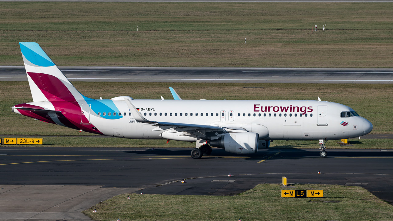 D-AEWL Eurowings Airbus A320-200/S