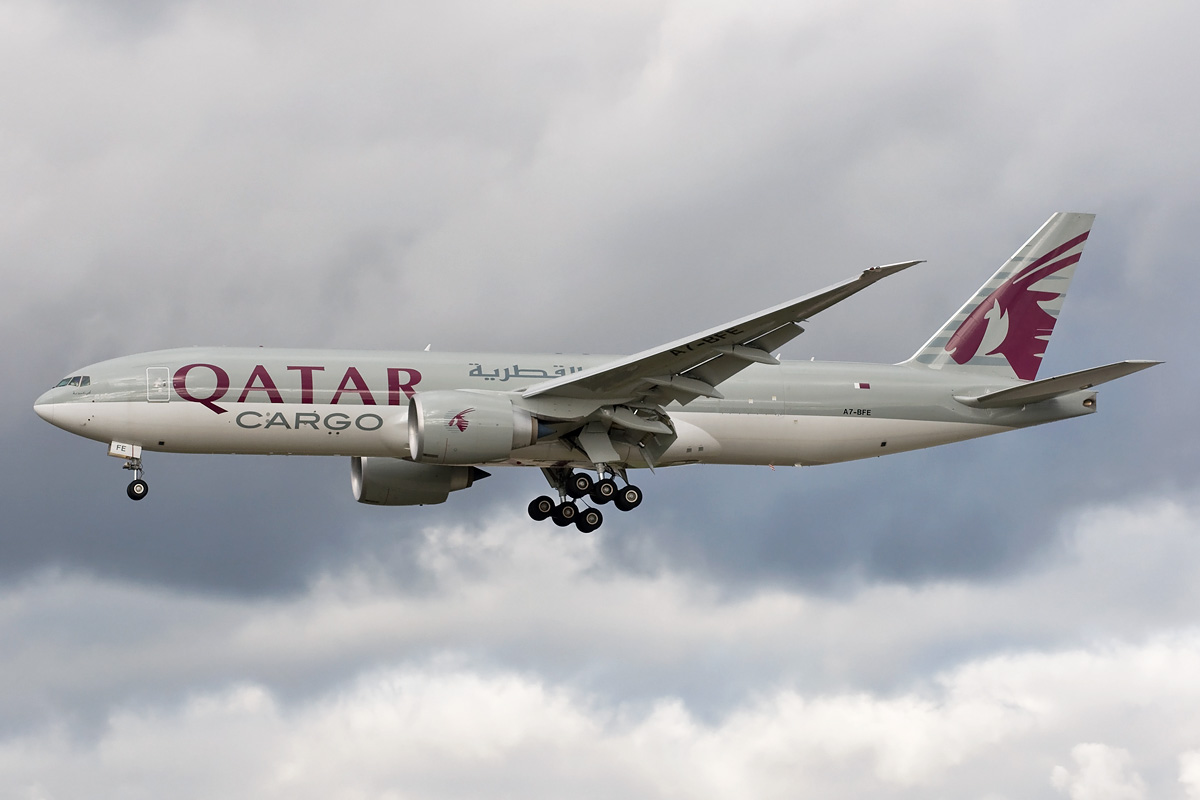 A7-BFE Qatar Airways Cargo Boeing 777F