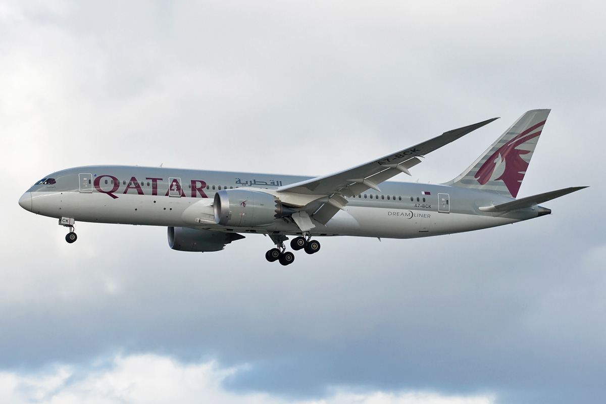 A7-BCK Qatar Airways Boeing 787-8 Dreamliner