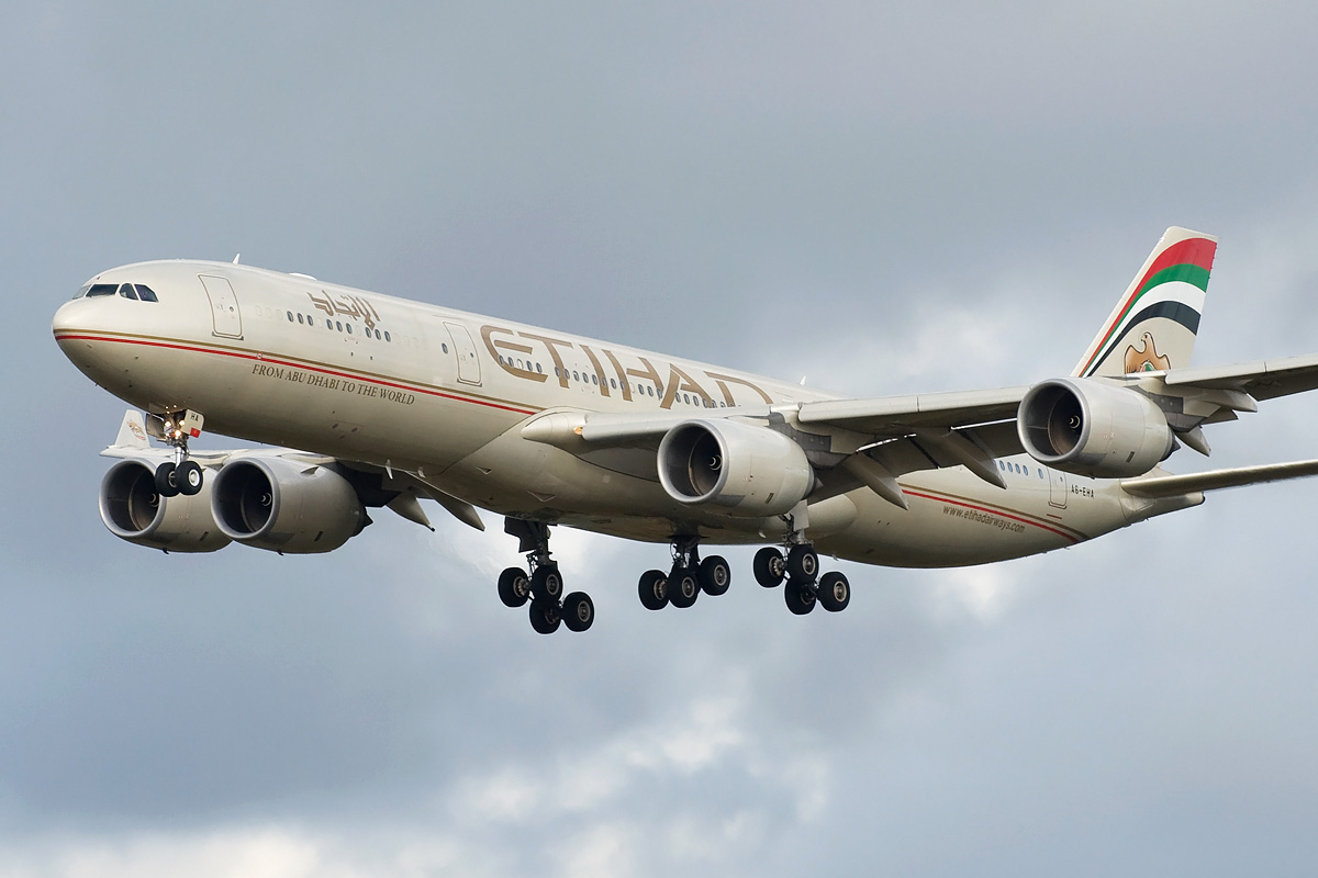 A6-EHA Etihad Airways Airbus A340-500