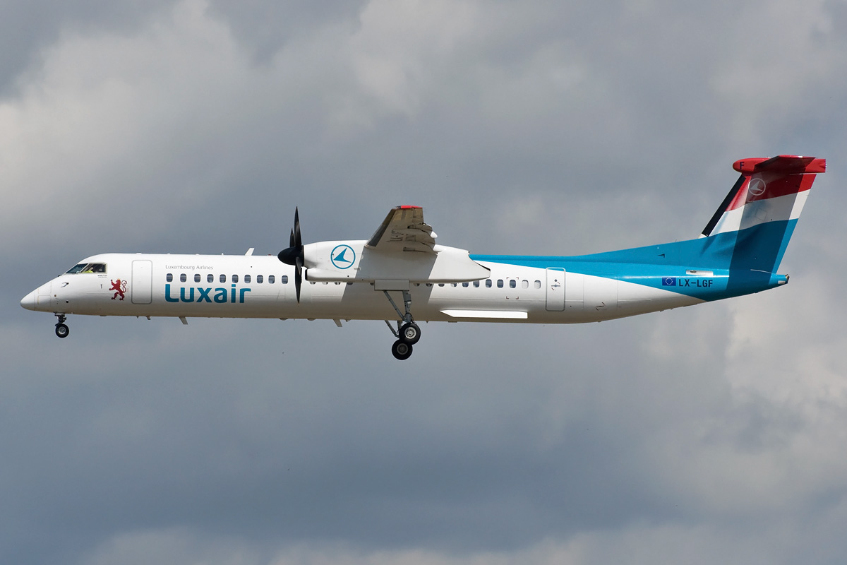 LX-LGF Luxair De Havilland Canada DHC-8-400Q