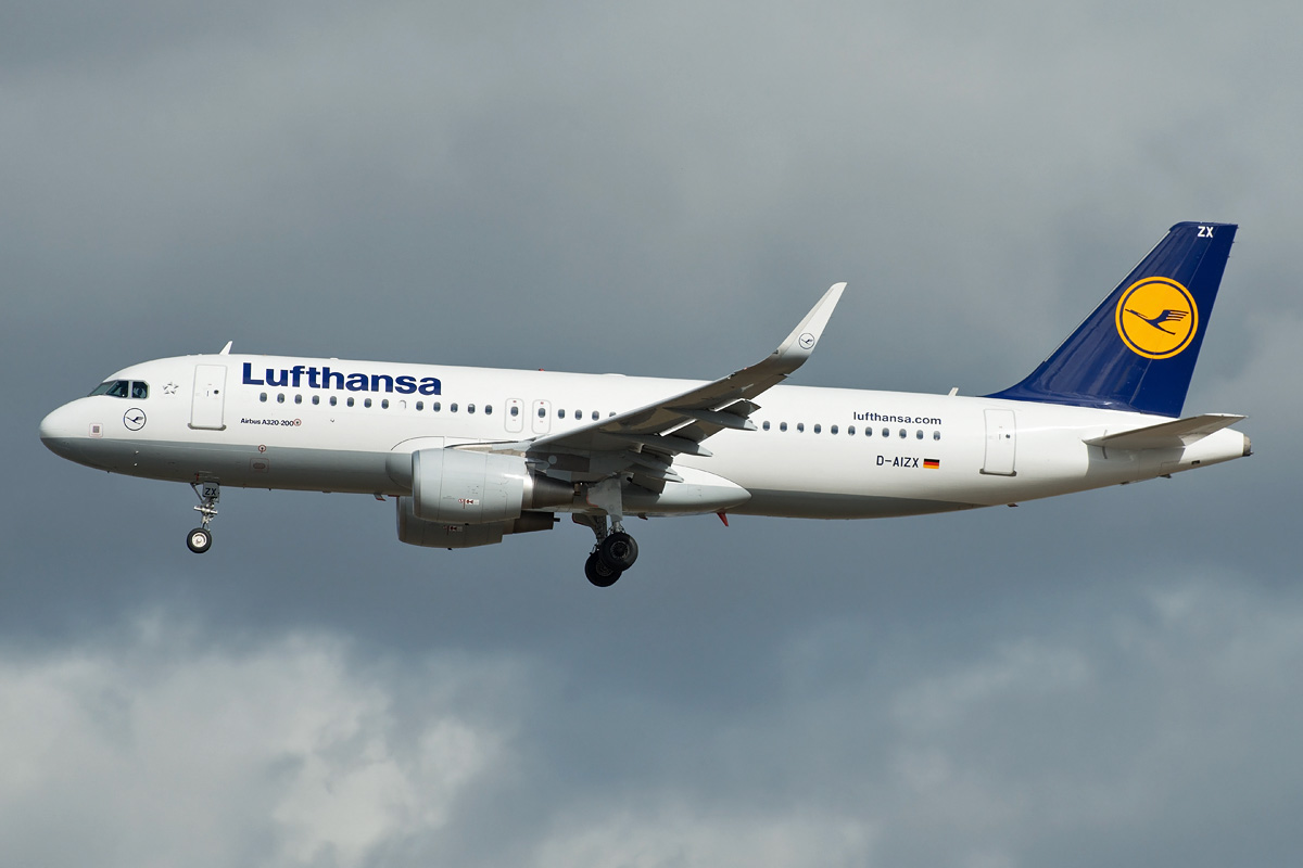 D-AIZX Lufthansa Airbus A320-200/S