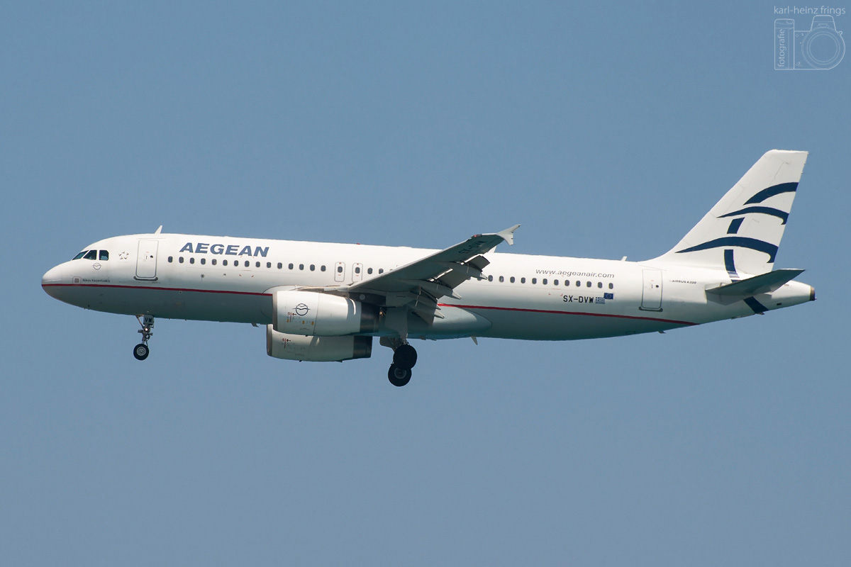 SX-DVW Aegean Airlines Airbus A320-200