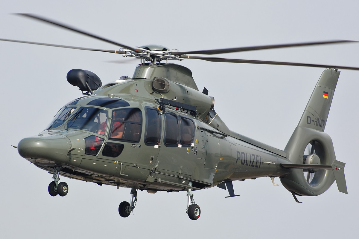 D-HNWM Polizei Eurocopter EC-155B Dauphin, DUS 17.03.2009