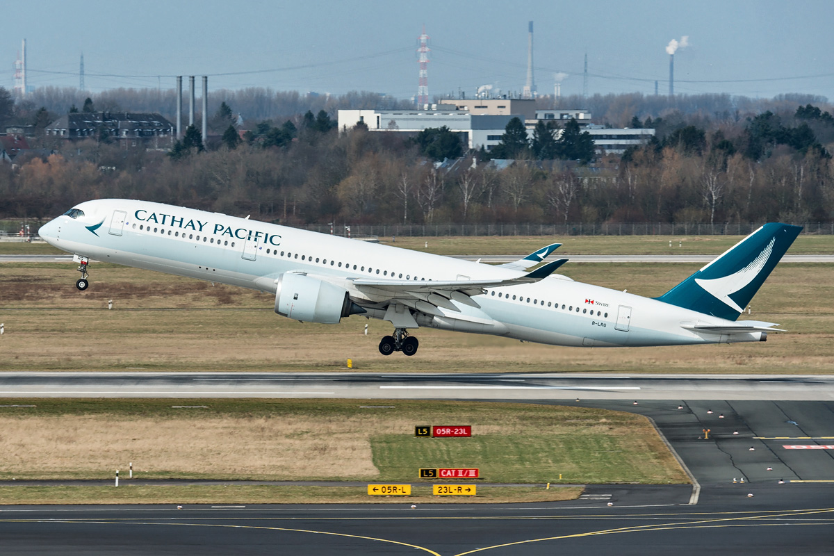 B-LRG Cathay Pacific Airbus A350-900