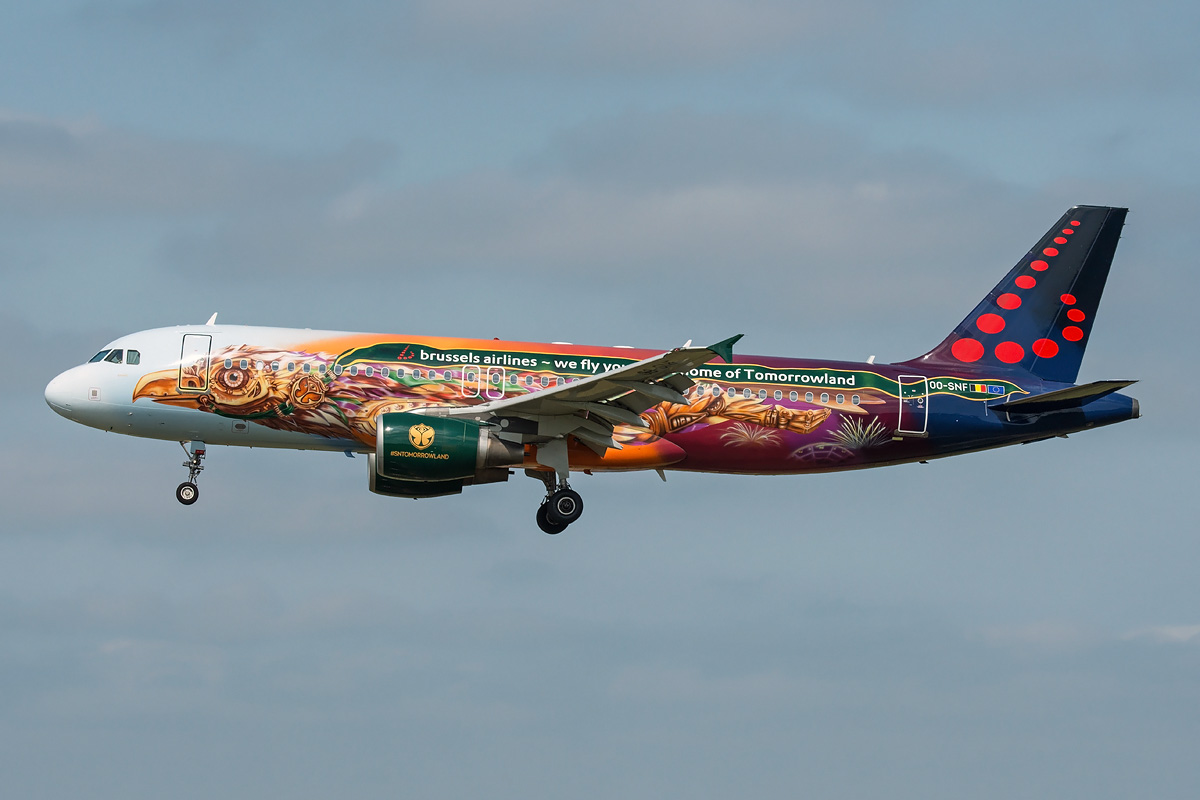 OO-SNF Brussels Airlines Airbus A320-200