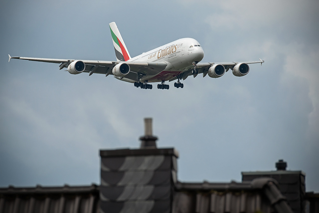 A6-EUC Emirates Airbus A380-800