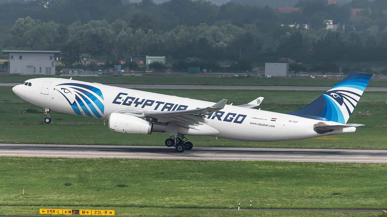 SU-GCF Egypt Air Cargo Airbus A330-200(P2F)