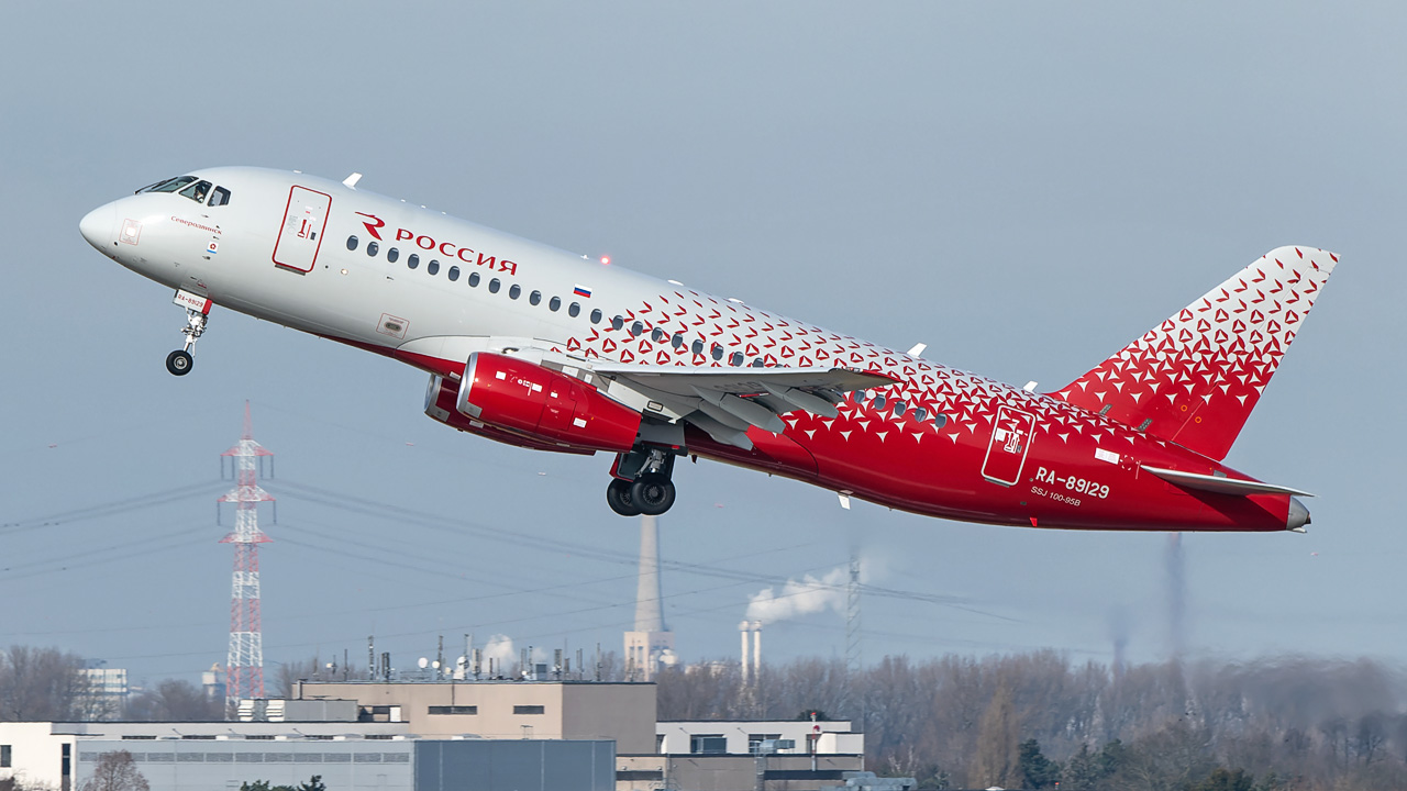 RA-89129 Rossiya Airlines Sukhoi SuperJet 100-95B