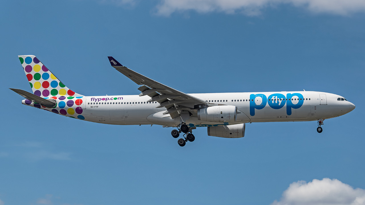 9H-PTP flyPop (HiFly Malta) Airbus A330-300