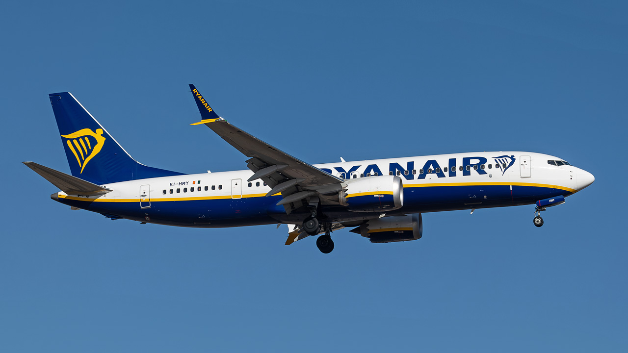 EI-HMY Ryanair Boeing 737 MAX 8-200
