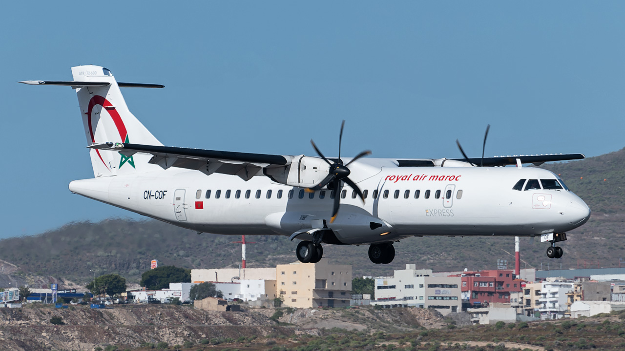 CN-COF Royal Air Maroc Express Arospatiale ATR-72-600