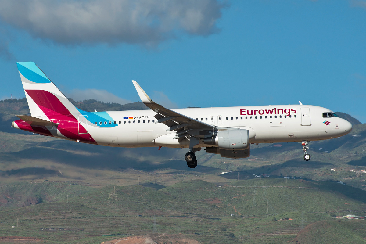 D-AEWN Eurowings Airbus A320-200/S